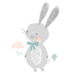 graphic bodysuit | spring bunny