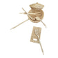 Handmade Rattan Play Kitchen Utensils - Montessori Pretend Play Cooking Set