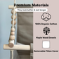 Organic Cotton Indoor High Back Baby & Toddler Swing-Sand