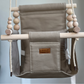 Organic Cotton Indoor High Back Baby & Toddler Swing-Sand