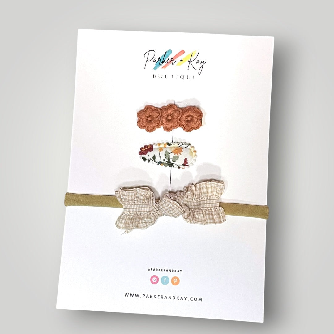 Ruffled Gingham Variety Set