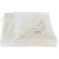 Luxury Baby Blanket with Satin Trim in Luxe Plush, Ivory