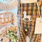 Baby Plaid Dungaree Set | Long Sleeve Shirt, Bow Tie & Hat