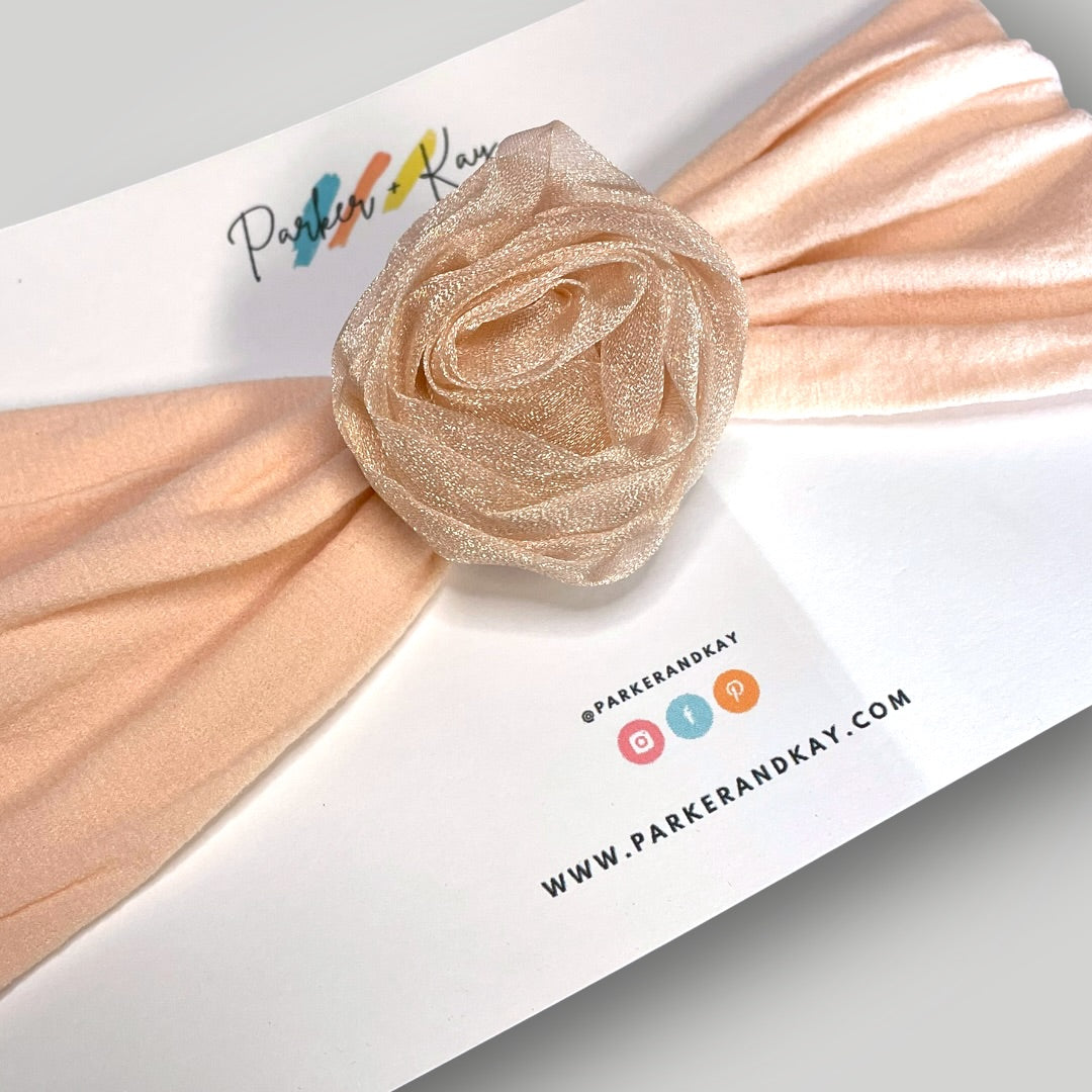 Shimmering Rose Headband