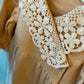 Baby Lace Detail Footed Romper | Long Sleeve Neutral One-Piece
