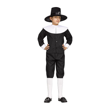 Pilgrim Boy Child Costume  Medium