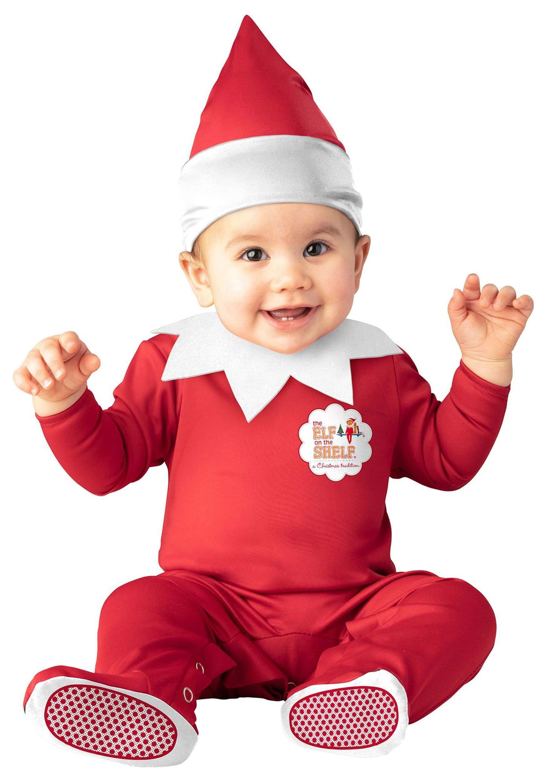 Elf On The Shelf Baby Boy Elf Infant Costume | 6-12M –