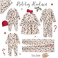 Western Christmas Baby Bamboo Zipper Romper - Cowboy Holiday
