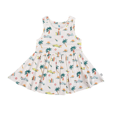 tank twirl dress | beach vibes