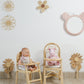 Sweet Bloom Rattan Flower Wall Art – Cute Boho Nursery & Girls Room Decor