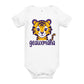 Geauxmaha Tiger Baby Onesie – Purple &amp; Gold