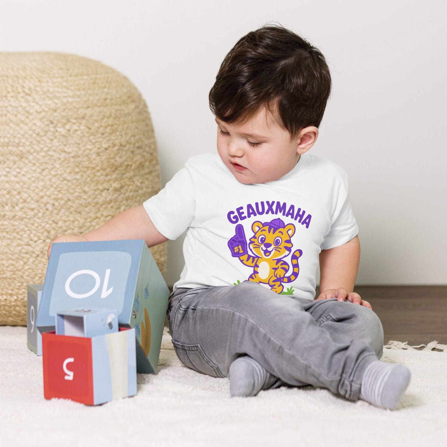 "Geauxmaha Tiger" T-Shirt for Toddler
