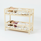 The Solstice Heirloom Rattan Doll Bunk Bed
