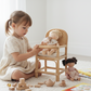 Little Feast Rattan Doll High Chair