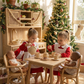 Montessori-Style Rattan Play Kitchen | Natural Pretend Play Station with Storage