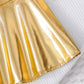 ✨ Golden Mardi Gras Twirl Skirt for Littles ✨