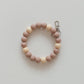 Tan Succulent Wristlet