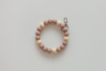 Tan Succulent Wristlet