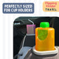 Flipping Holder TRAVEL - food pouch and juice box holder, fits cup holders