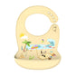 Silicone Babi Bib Waterproof Saliva Dripping Banana Bibs Cartoon Newborn Feeding Soft Edible Aprons Baby Adjustable Burp Scarf