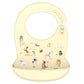 Silicone Babi Bib Waterproof Saliva Dripping Banana Bibs Cartoon Newborn Feeding Soft Edible Aprons Baby Adjustable Burp Scarf