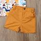 Fast Shipping 0-6Years Kids Baby Boys Summer Tops T-shirt Dinosaur Pants Shorts Boy 2PCS Outfits Clothes