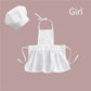 Baby Chef Apron Hat for Kids Costumes  Chef Baby  Cook Costume Baby Photography Prop 2pcs/set