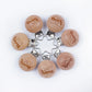 10Pcs/Lot Wooden Pacifier Clip Beech Pacifier Clips Chewable Teething Diy Dummy Clip Chains Baby Teether Nursing Accessories