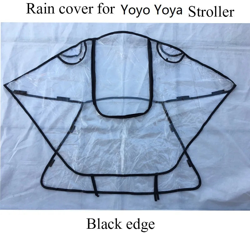 Safety EVA Materi Baby Car Rincoat Baby Stroller Accessories Rain Cover Waterproof Cover for Babyzen Yoyo Yoyo2 Yoya Stroller