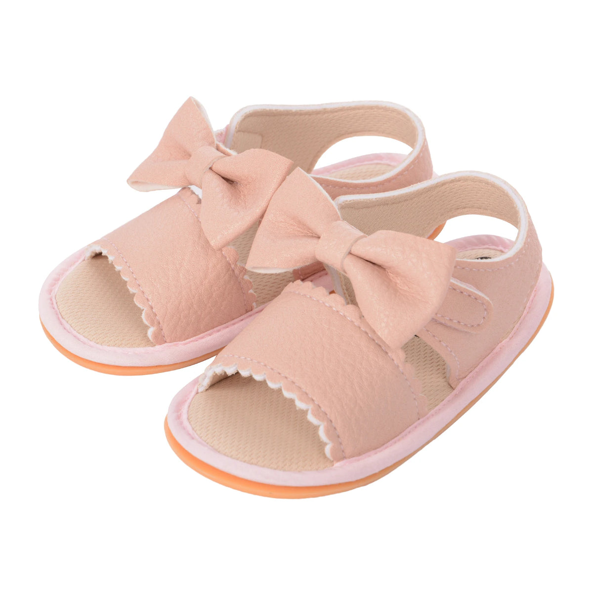 2021-02-23 Lioraitiin 0-18M Newborn Infant Baby Girl Summer Sandals Soft Sole Outdoor First Walker