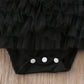 2018 Brand New Newborn Toddler Infant Baby Girl Romper Tutu Dress Jumpsuit Longsleeve Clothes Headband Solid Outfit Wholesale