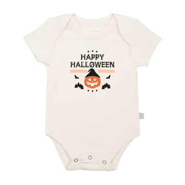 graphic bodysuit | halloween pumpkin