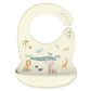 Silicone Babi Bib Waterproof Saliva Dripping Banana Bibs Cartoon Newborn Feeding Soft Edible Aprons Baby Adjustable Burp Scarf