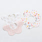 5Pcs/Lot Baby Bibs Waterproof Round 360 Degree Rotation Saliva Towel Infant Feeding Apron Newborn Stuff Wholesale