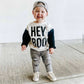Holland Ave Clothing - Hey Boo | Kids Halloween Sweatshirt