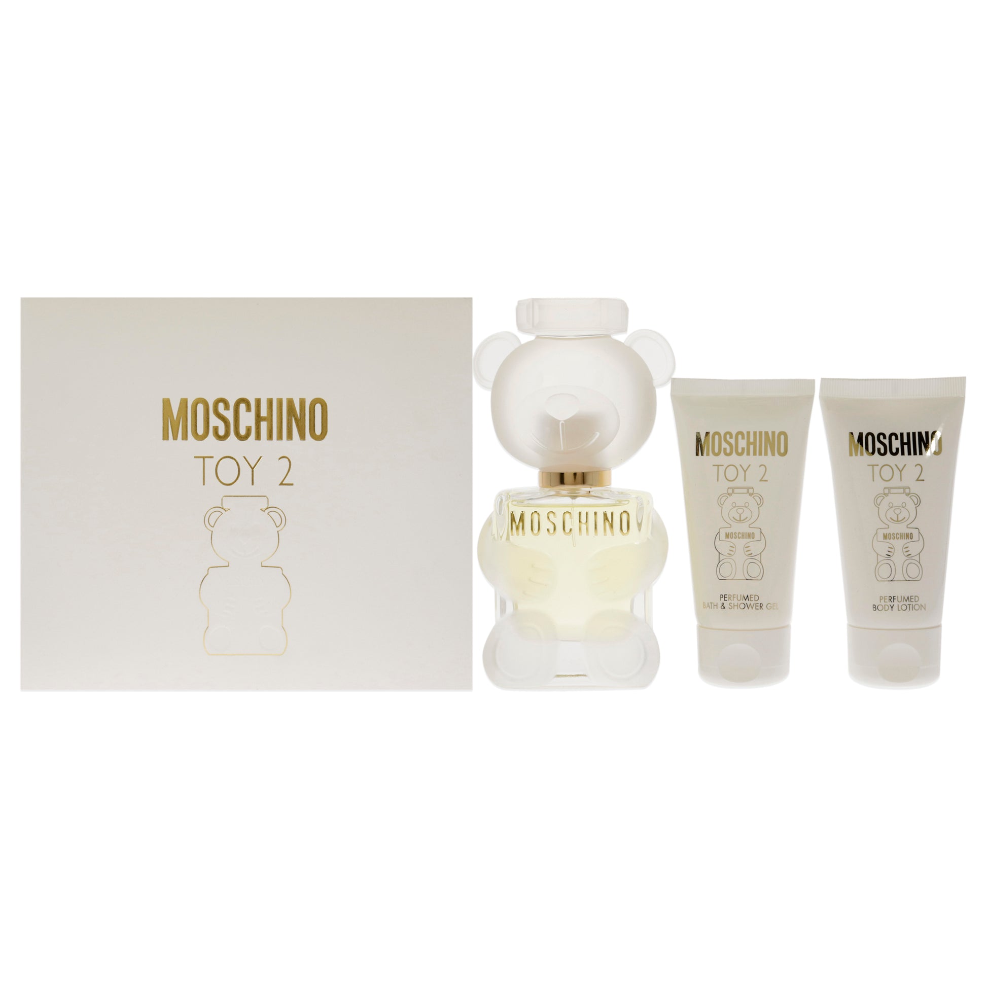 Moschino Toy 2 By Moschino For Women - 3 Pc Gift Set 1.7Oz Edp Spray, 1.7Oz Bath And Shower Gel, 1.7Oz Body Lotion