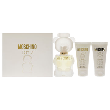 Moschino Toy 2 By Moschino For Women - 3 Pc Gift Set 1.7Oz Edp Spray, 1.7Oz Bath And Shower Gel, 1.7Oz Body Lotion