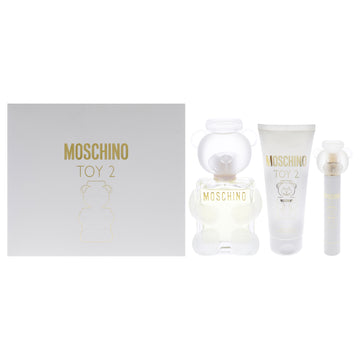 Moschino Toy 2 By Moschino For Women - 3 Pc Gift Set 3.4Oz Edp Spray, 0.3Oz Edp Spray, 3.4Oz Body Lotion