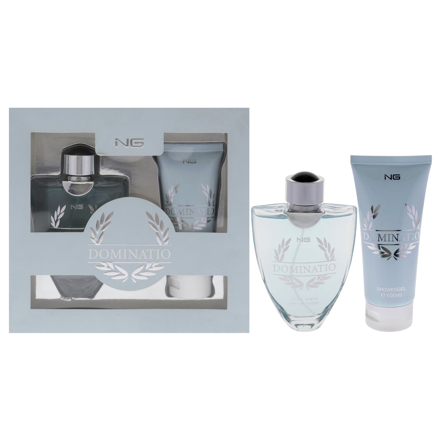 Dominatio Kit By Ng Perfume For Men - 2 Pc Gift Set 2.7Oz Edt Spray, 3.4Oz Shower Gel