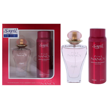 Nancy Pink By Sapil For Women - 2 Pc Gift Set 1.7Oz Edp Spray, 5.1Oz Deodorant Spray