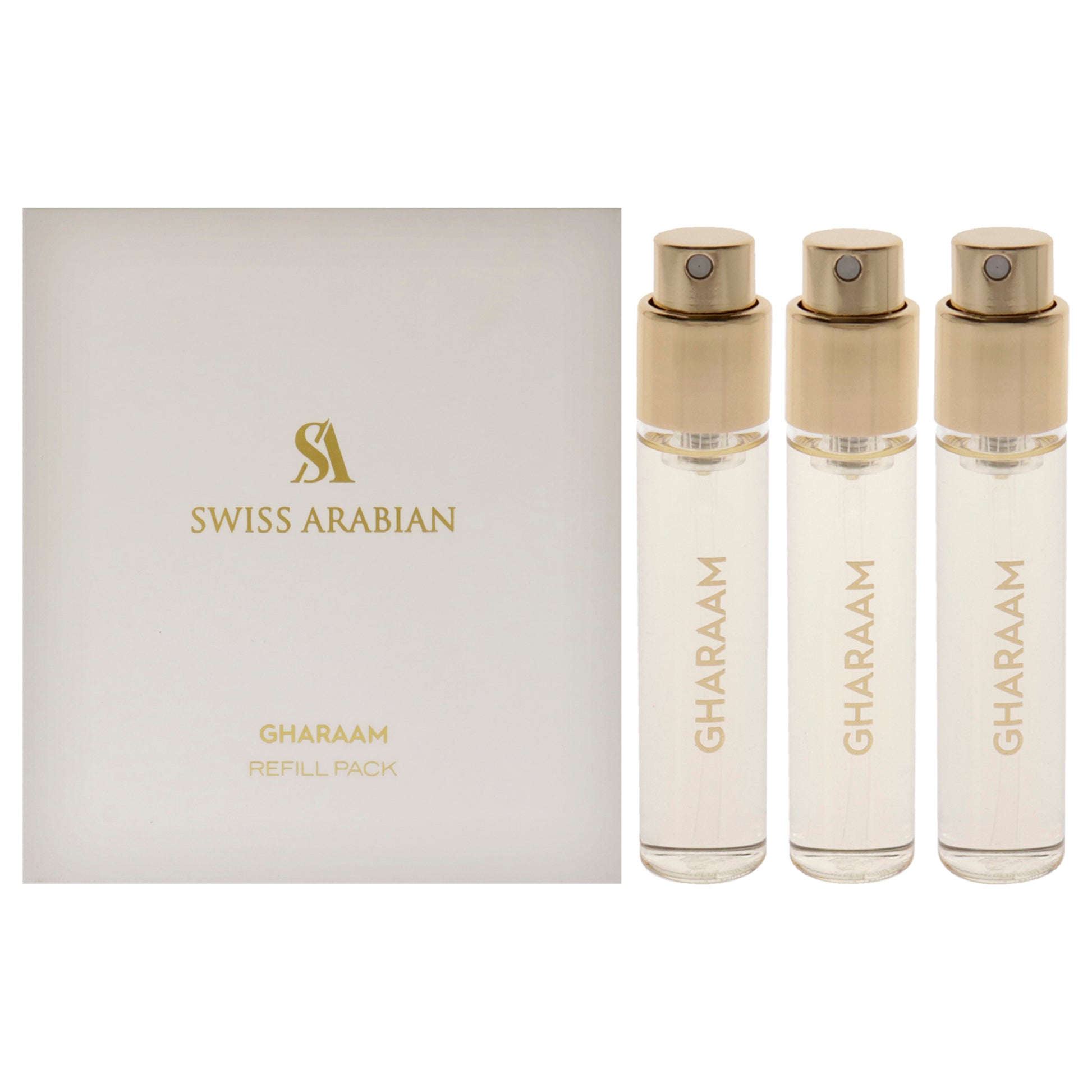 Gharaam By Swiss Arabian For Unisex - 3 Pc Mini Gift Set 3 X 1Oz Edp Spray (Refill)