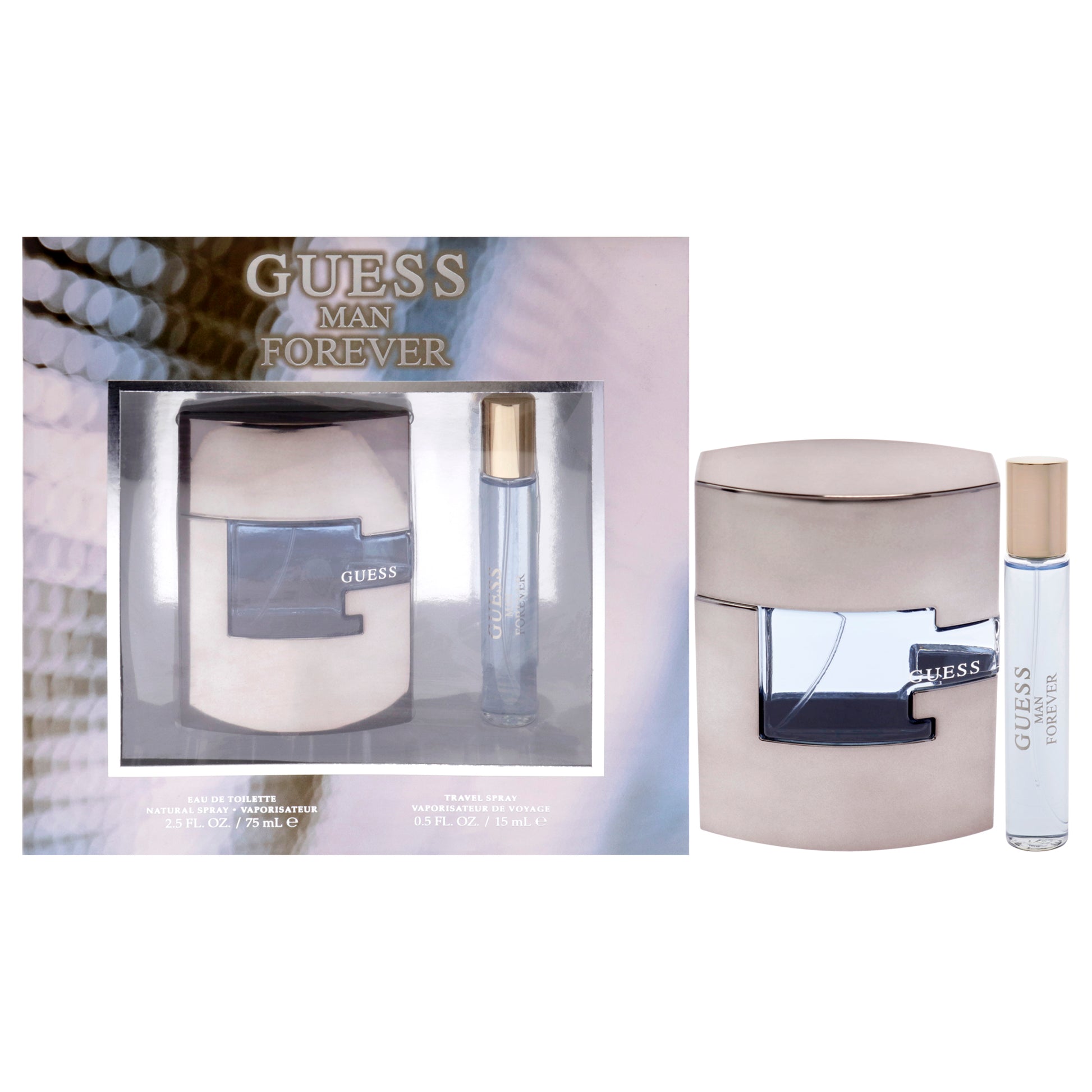 Guess Forever By Guess For Men - 2 Pc Gift Set 2.5Oz Edt Spray, 0.5Oz Edt Spray