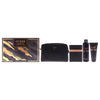 Seductive Homme Noir by Guess for Men - 4 Pc Gift Set 3.4oz EDT Spray, 6oz Deodorant Body Spray, 3.4oz Shower Gel, Pouch