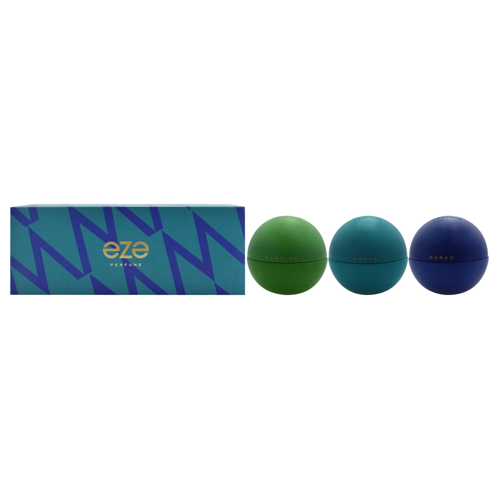 Eze By Eze For Men - 3 Pc Gift Set 1Oz Surge Edp Spray, 1Oz Elation Edp Spray, 1Oz Nomad Edp Spray