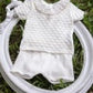 Dr. Kid - Baby 2 Pc White Top & Bottoms