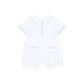 Deolinda - White and Blue Romper