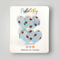 Strawberry Heart Hair Clips