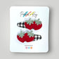 Soft Strawberries Hair Clips