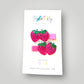 Sequin Strawberry Hair Clips