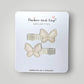 Sparkling Butterfly Clips